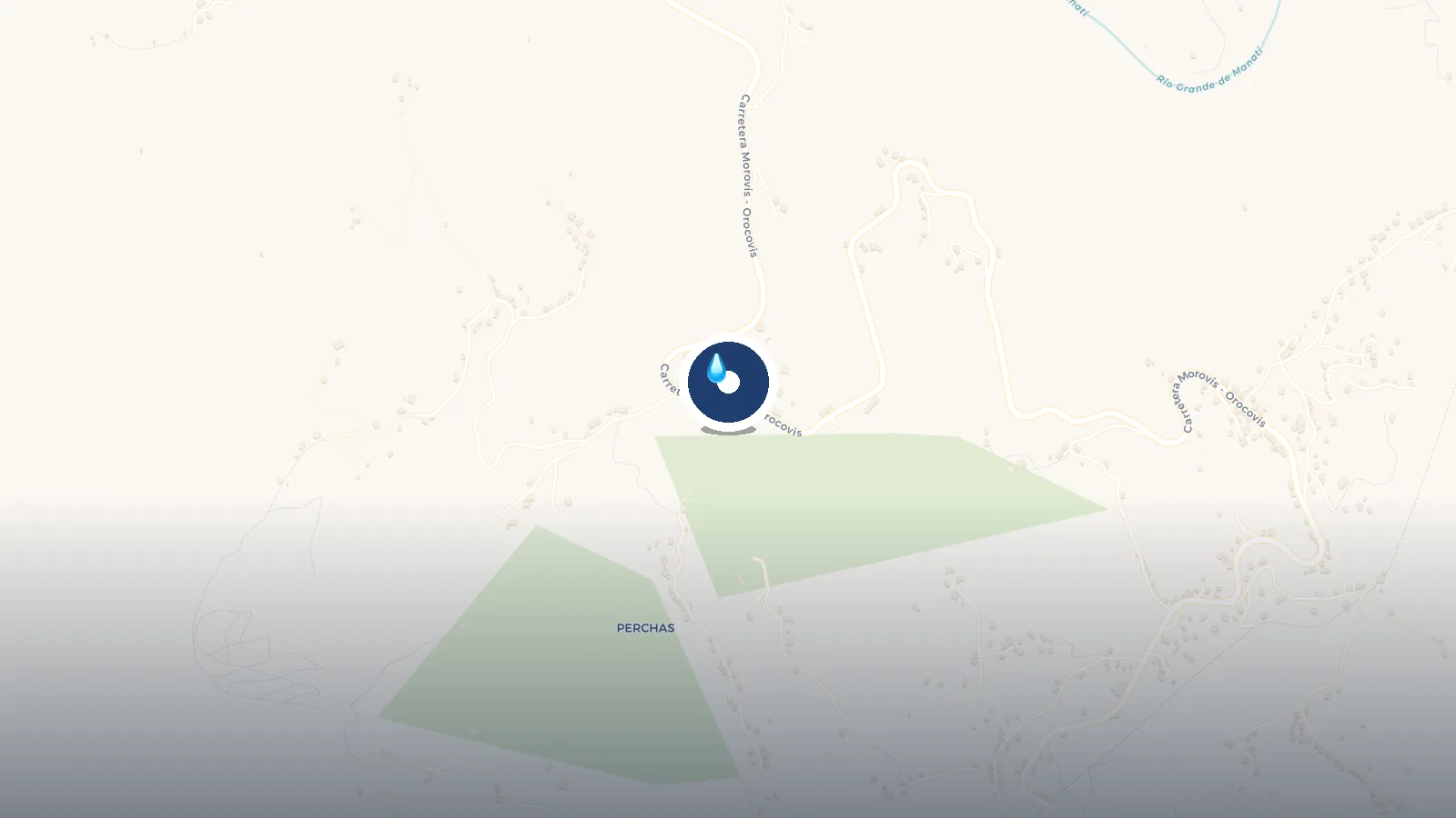 Mapa de Cascada Barrio Perchas