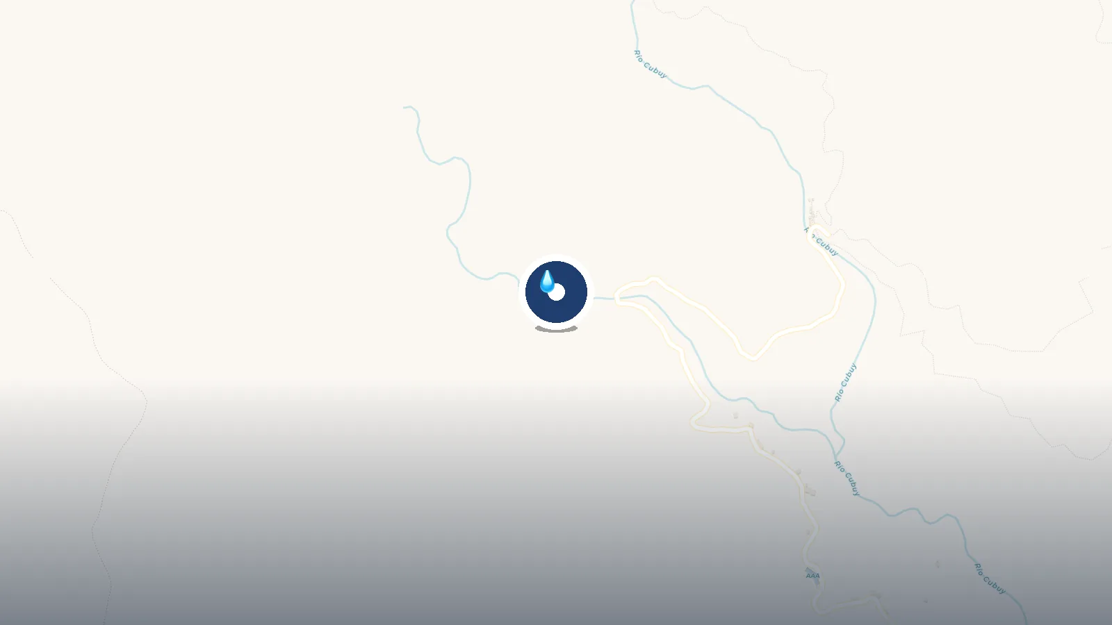 Mapa de Cascadas Cubuy