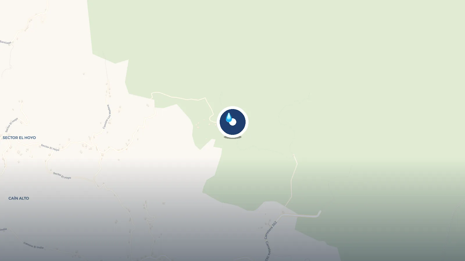 Mapa de Charco Azul