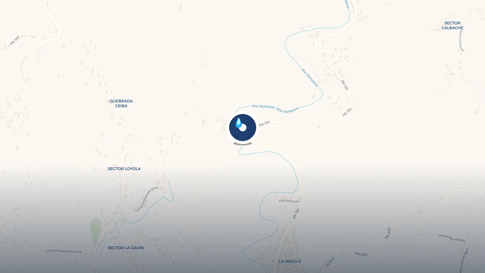 Mapa de Charco El Rucio, Peñuelas