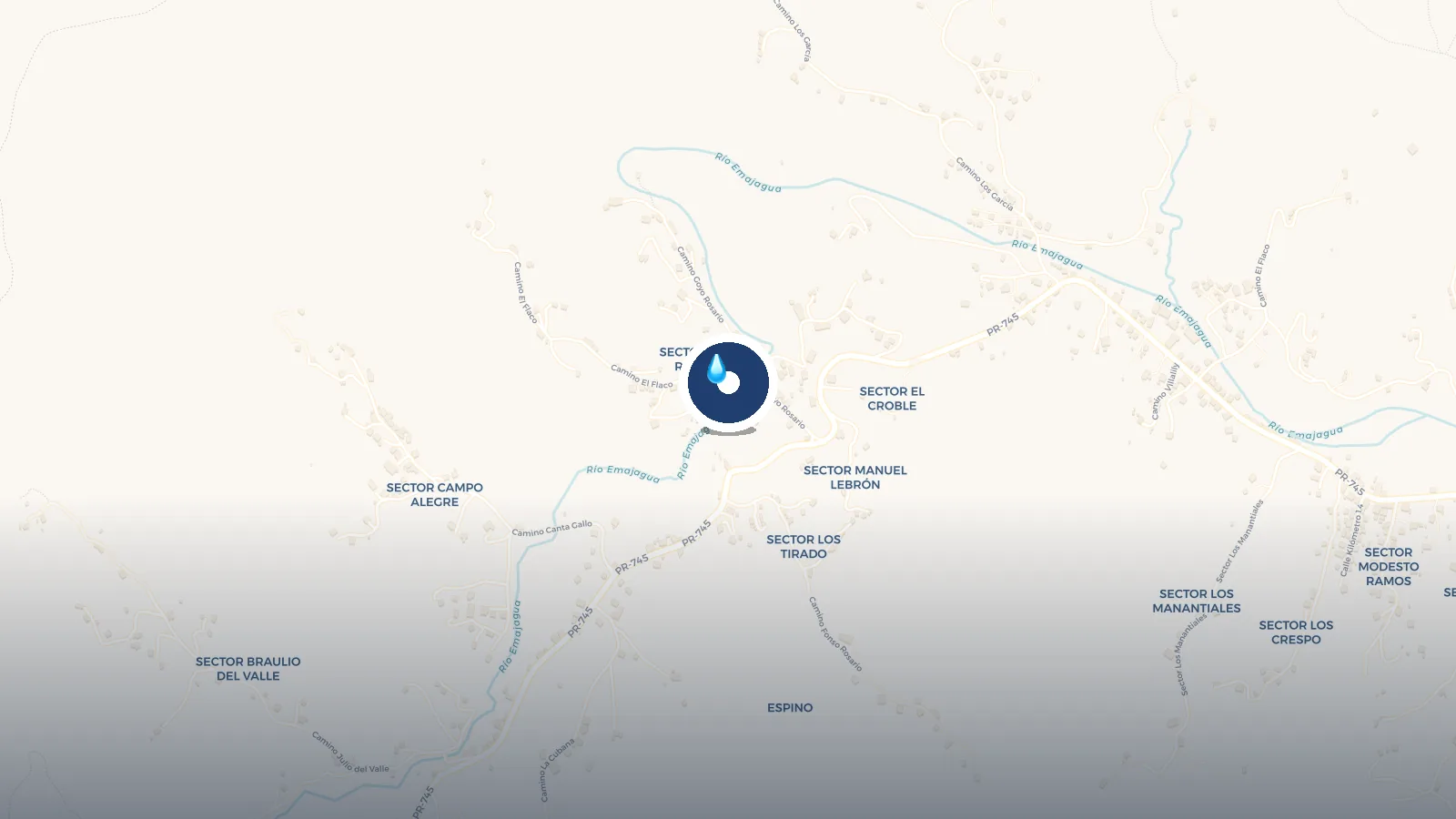 Mapa de Charco La Piedra