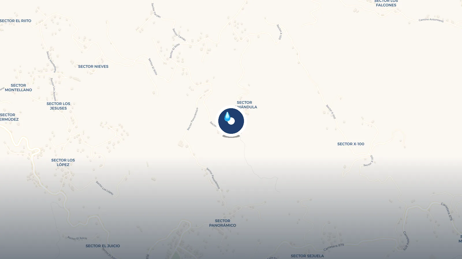 Mapa de Charco Prieto Water Falls