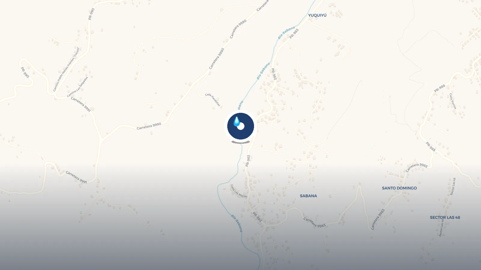 Mapa de Chorrera Pailas