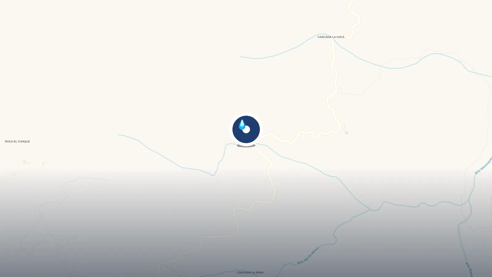 Mapa de Juan Diego Falls