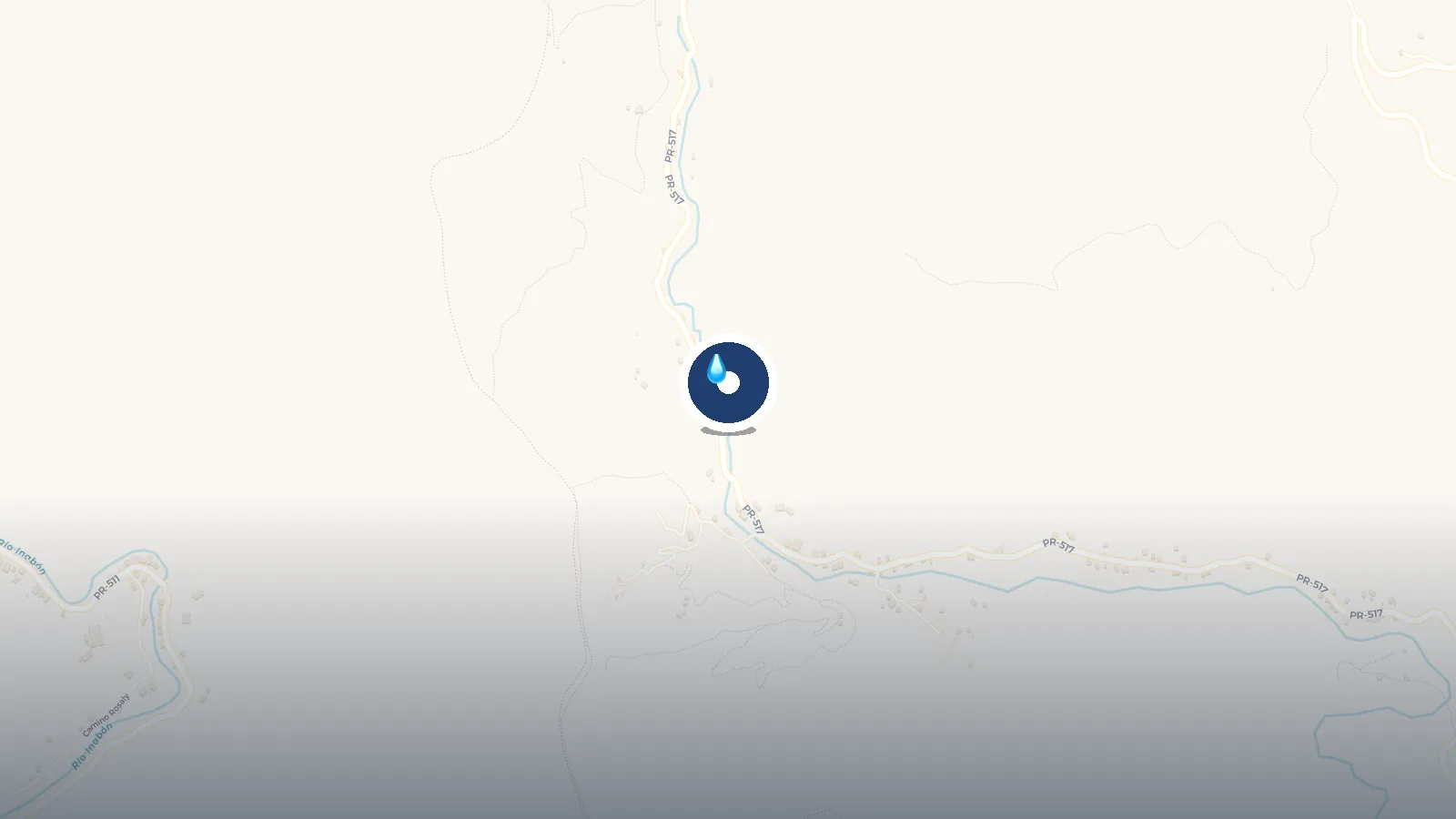 Mapa de la ollita y chorrera natural