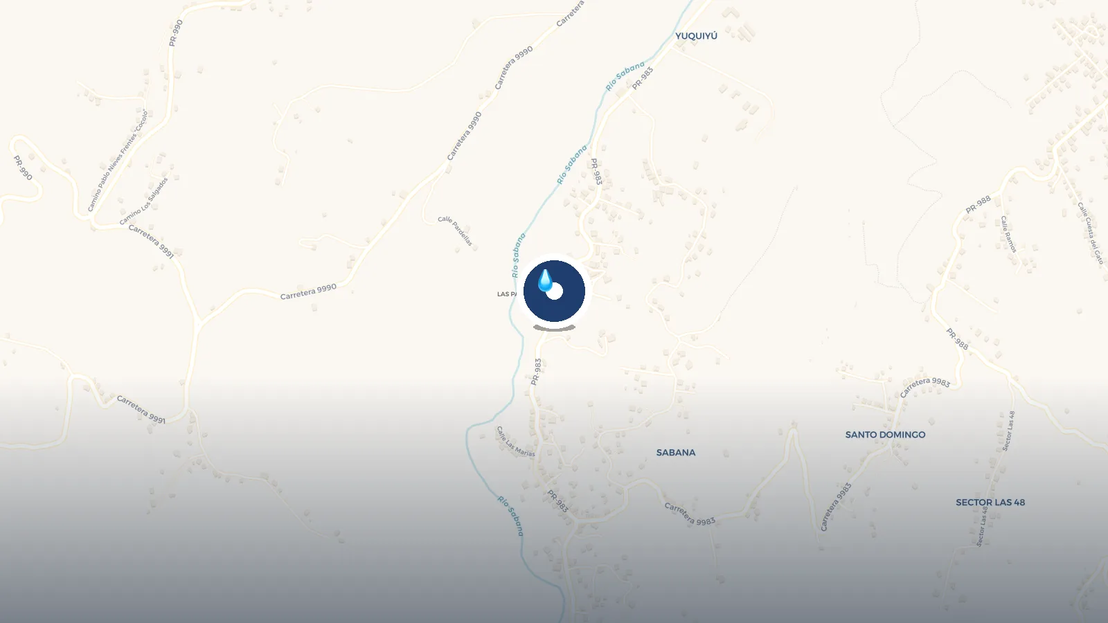Mapa de Las Paylas