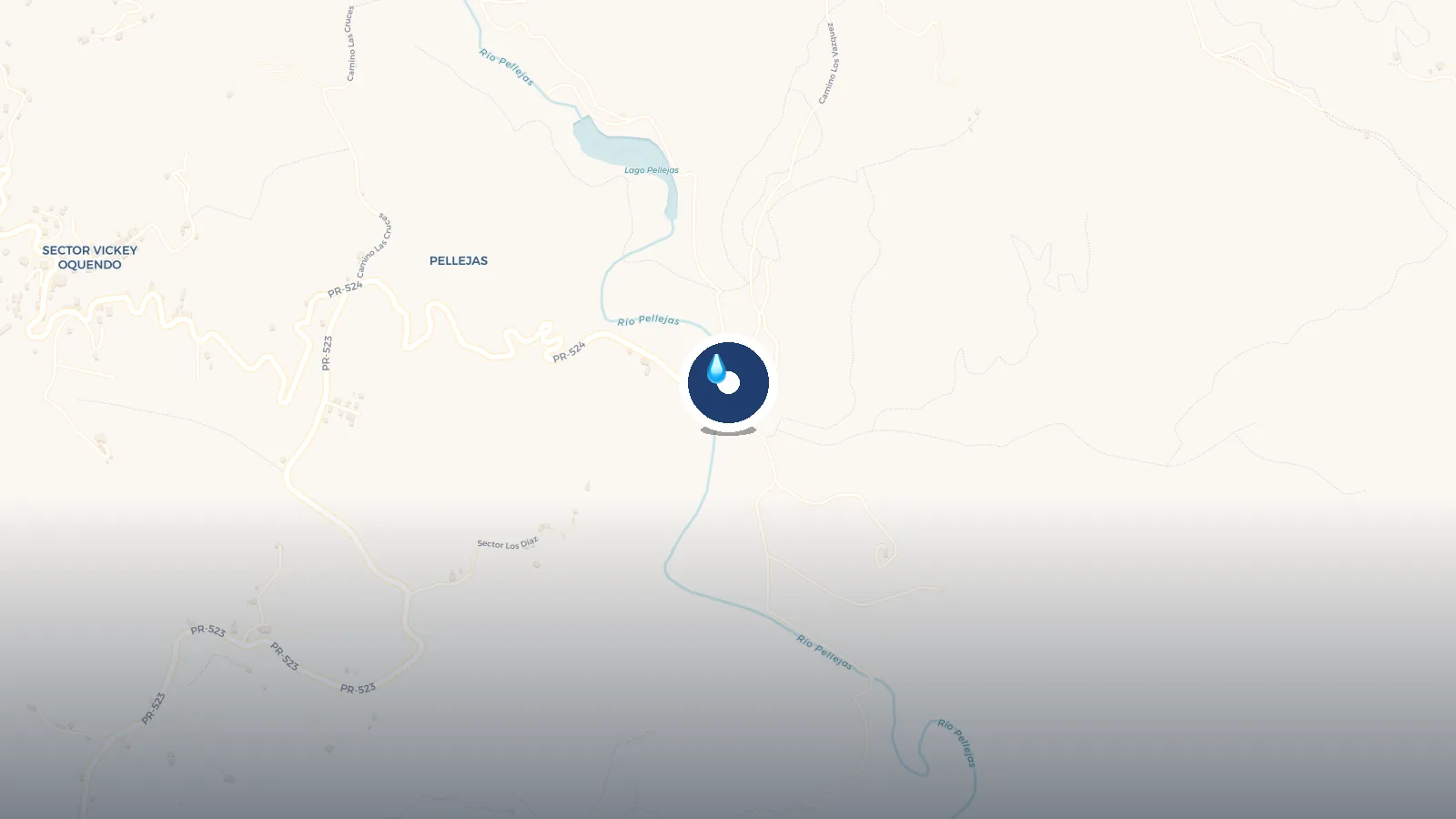 Mapa de Paking para represa y charco