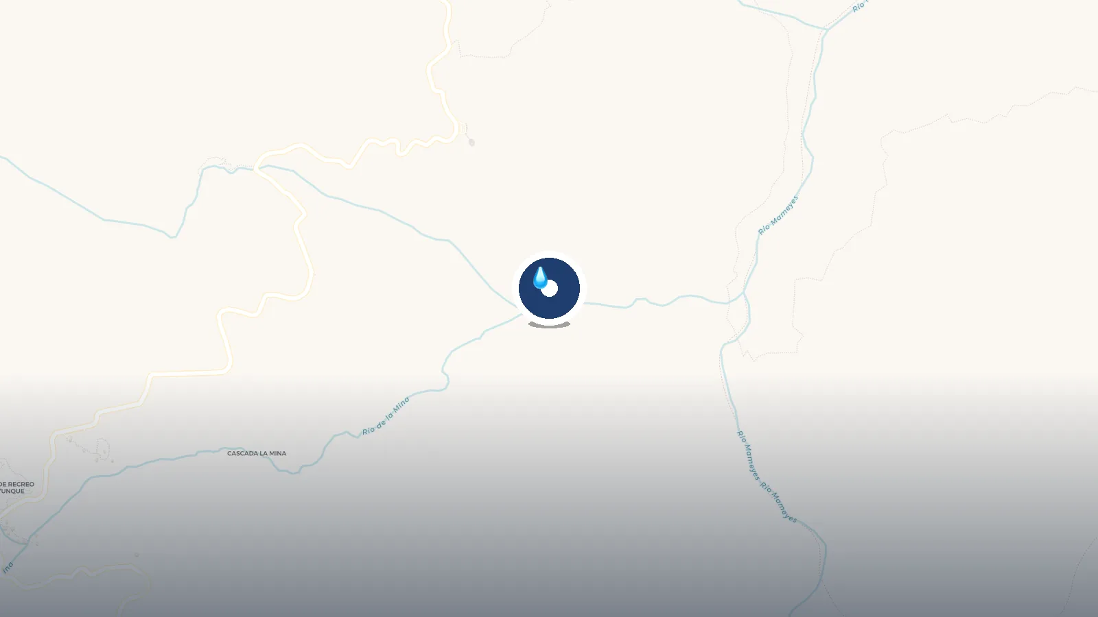 Mapa de Quebrada Juan Diego