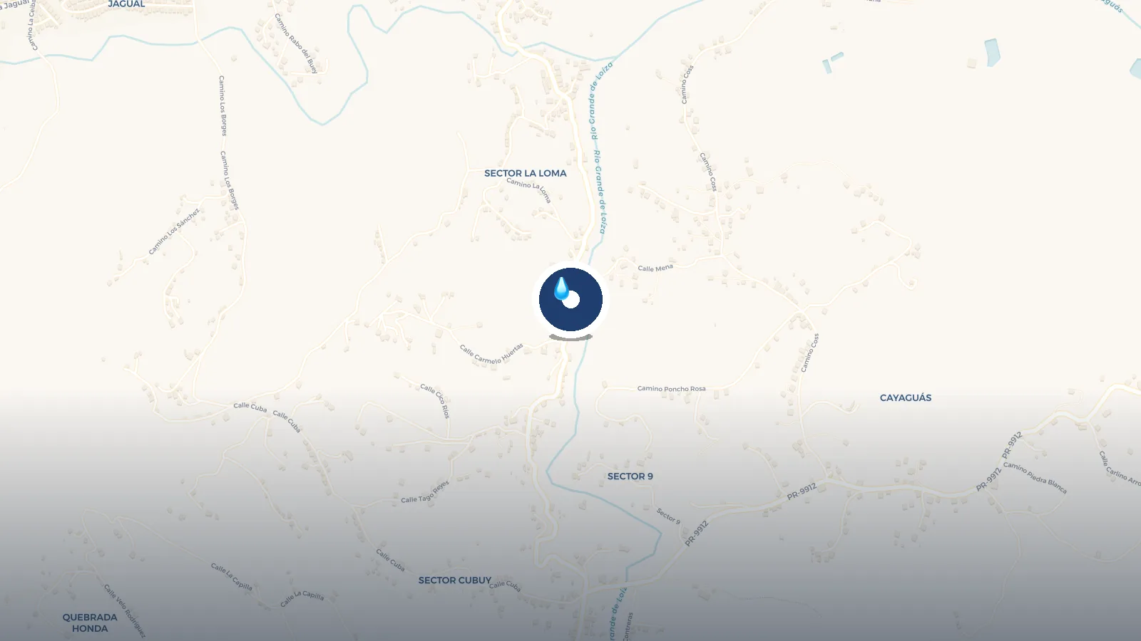 Mapa de Vereda Canon