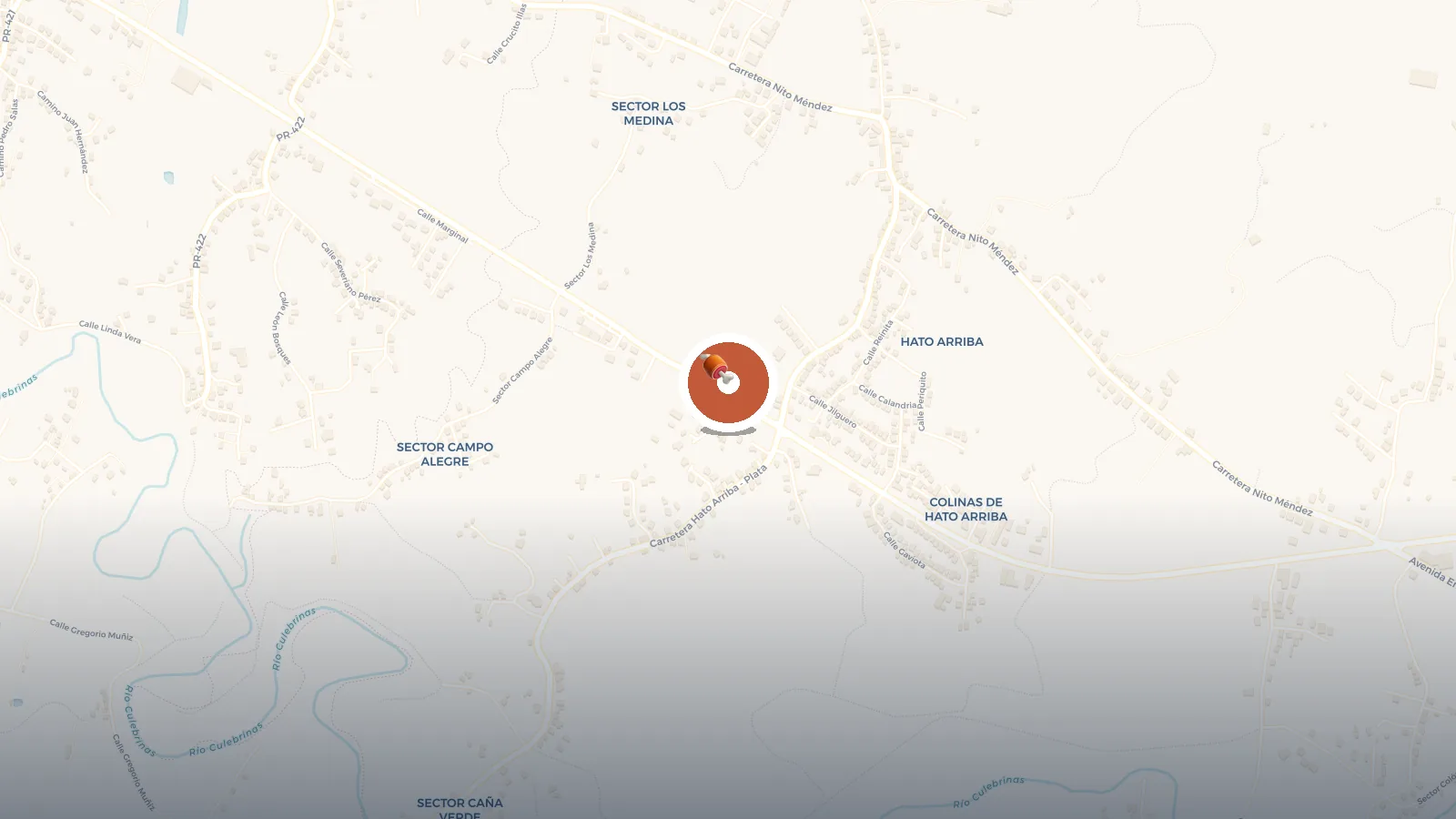 Mapa de El Oasis del Mariachi