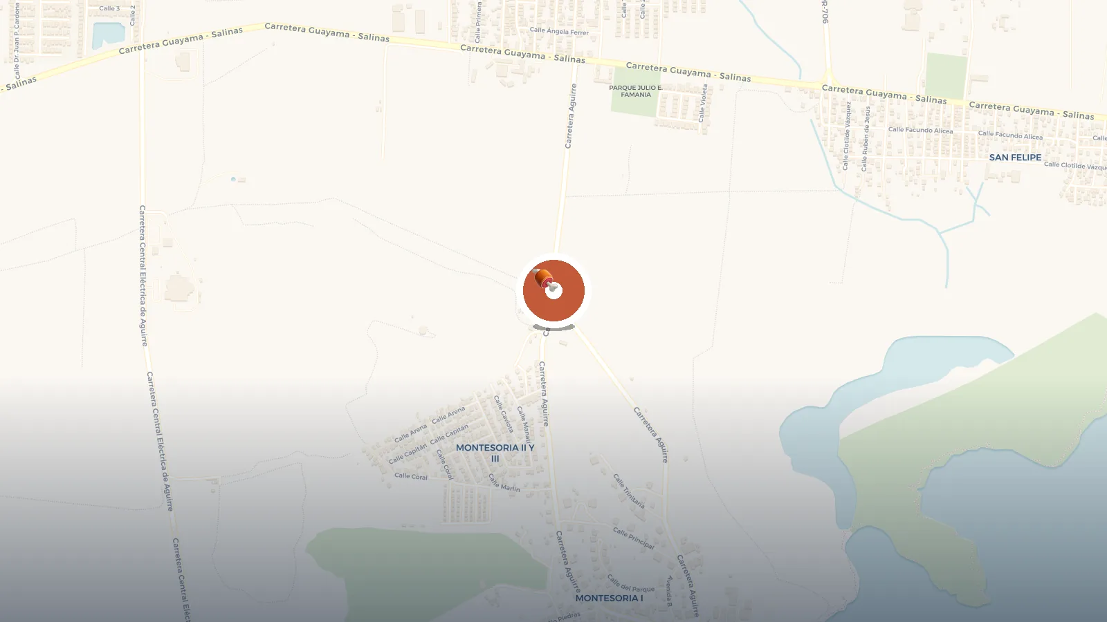 Mapa de La Via Del Chicharron