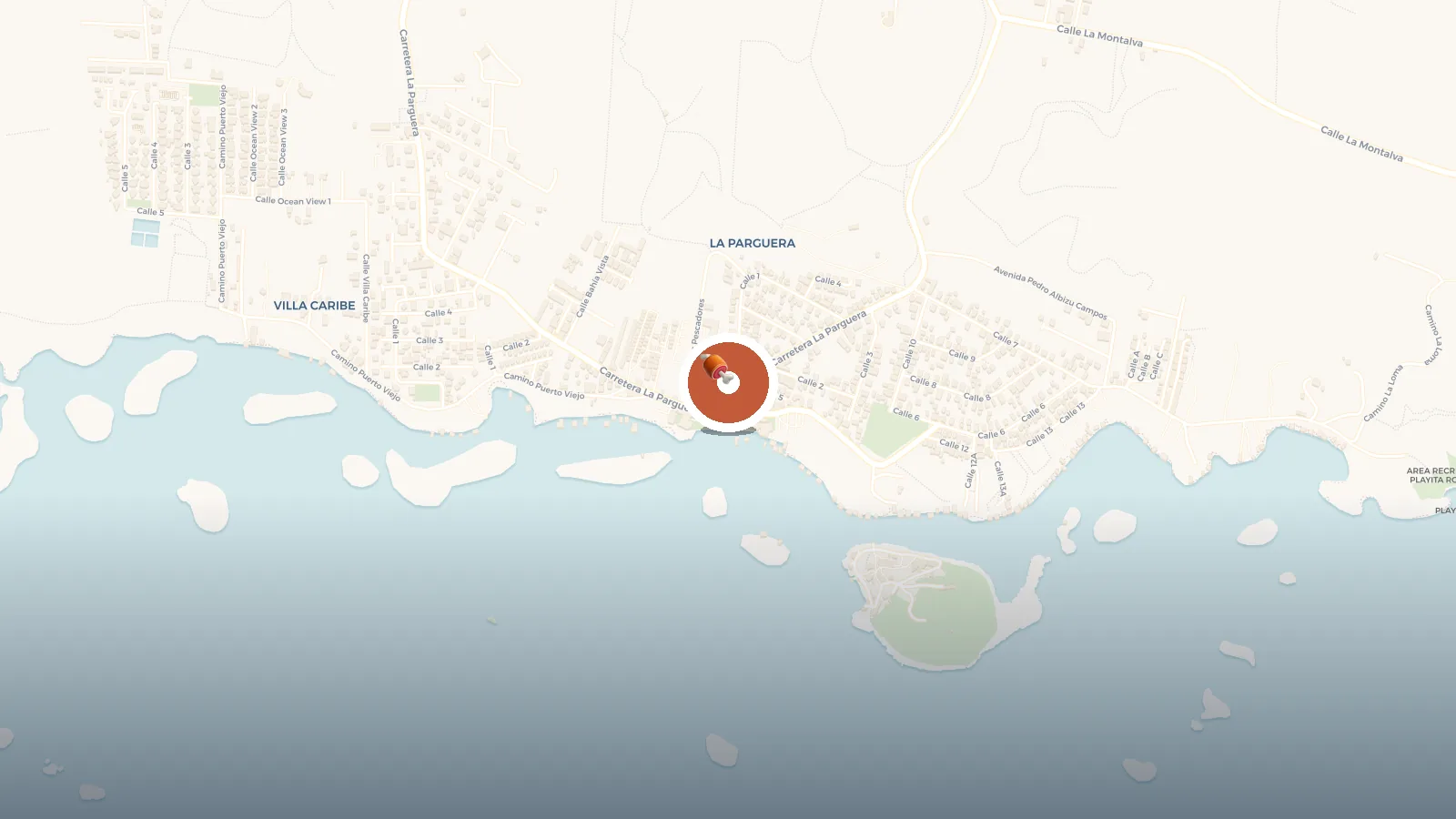 Mapa de Los Balcones D' Corales