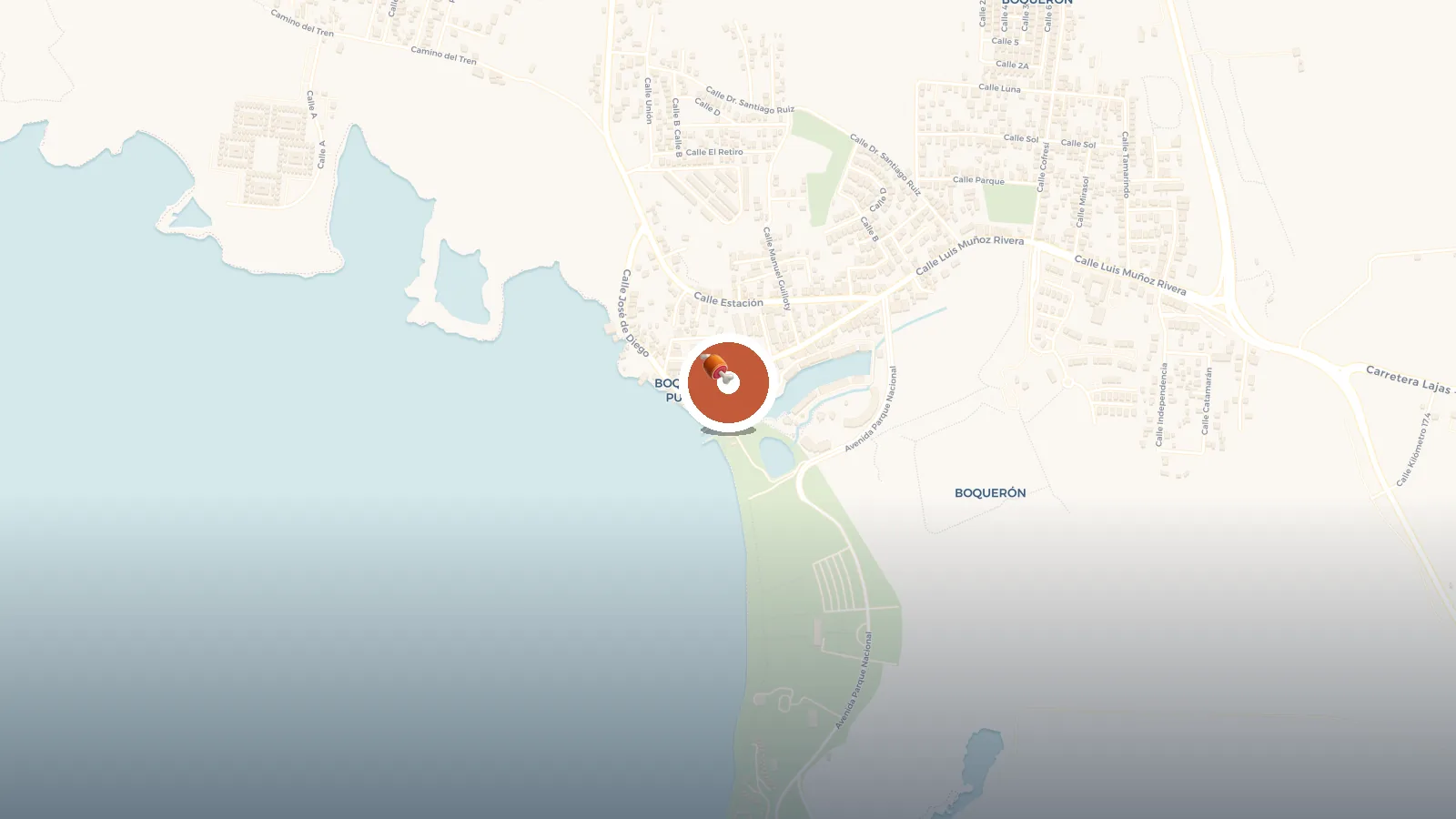 Mapa de Pelican's Boquerón