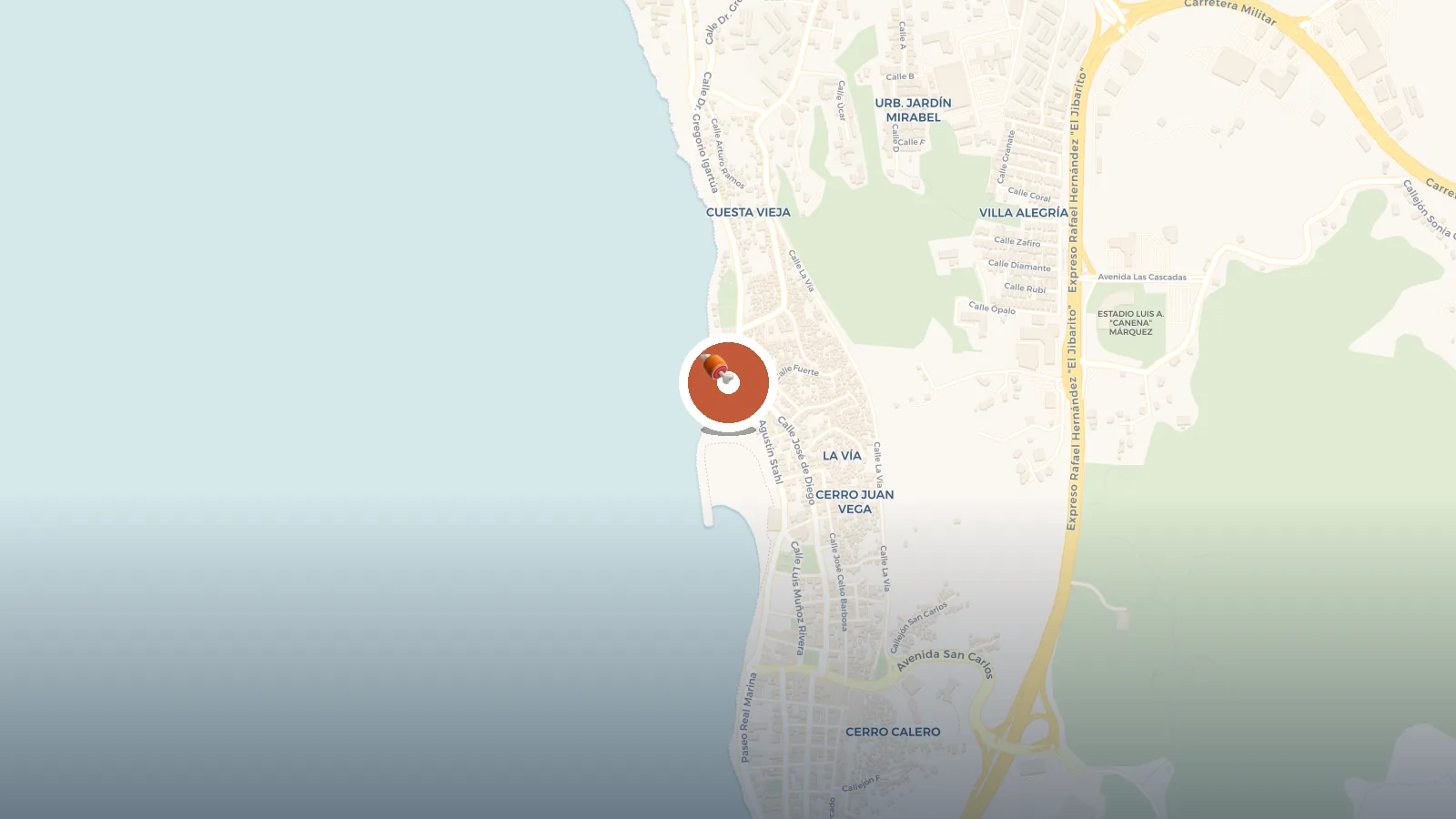 Mapa de Rompeolas