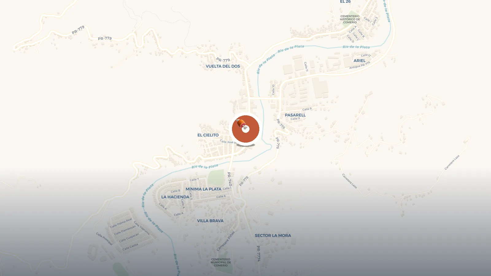 Mapa de Tetitas De Cielo