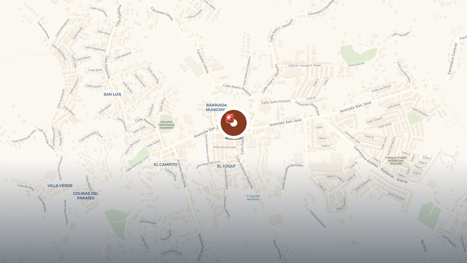 Mapa de Bandera Edificio