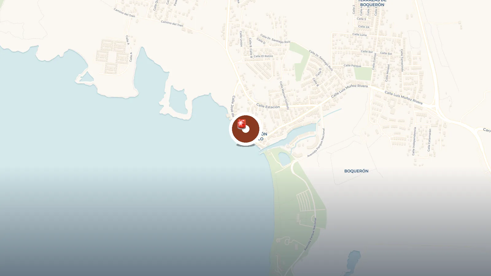 Mapa de Bandera en Muelle