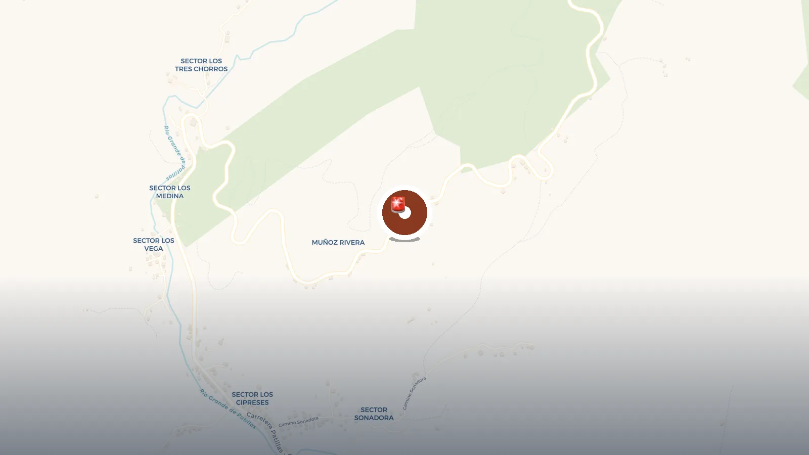 Mapa de Bandera en Piedra