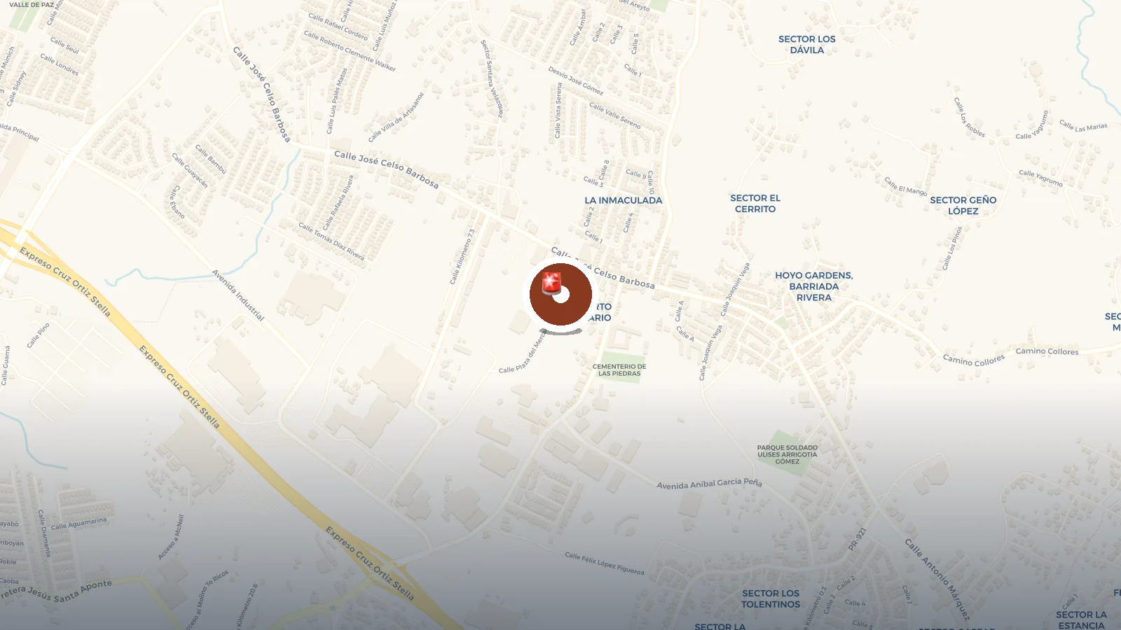Mapa de Plaza De Mercado Las Piedras