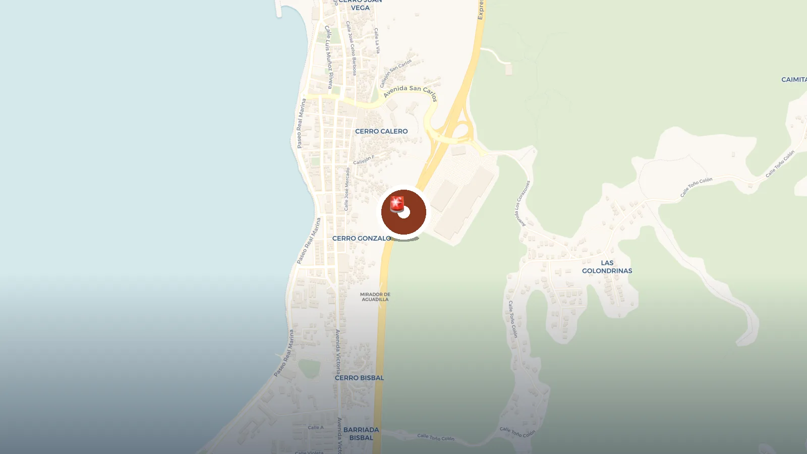Mapa de Proyecto Bandera Aguadilla
