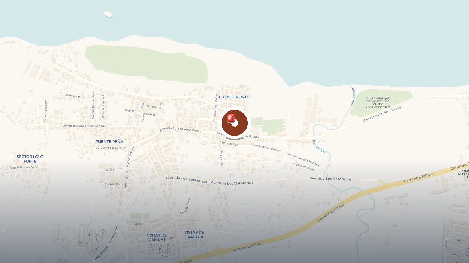 Mapa de Proyecto Bandera Camuy