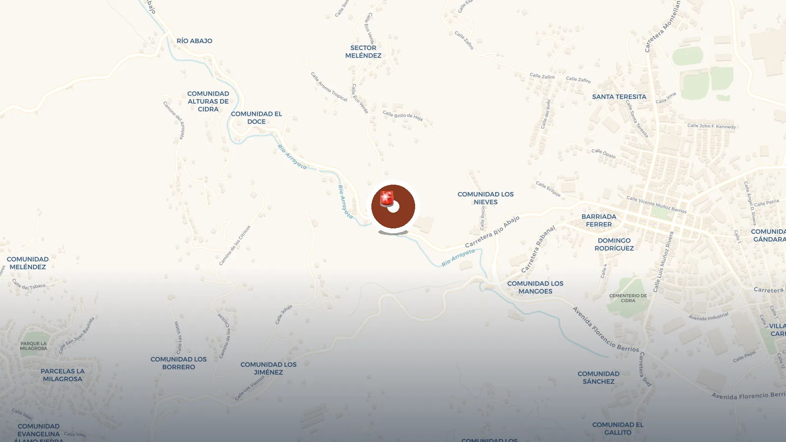 Mapa de Proyecto Bandera Cidra