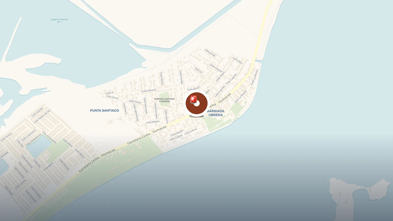 Mapa de Proyecto Bandera Humacao