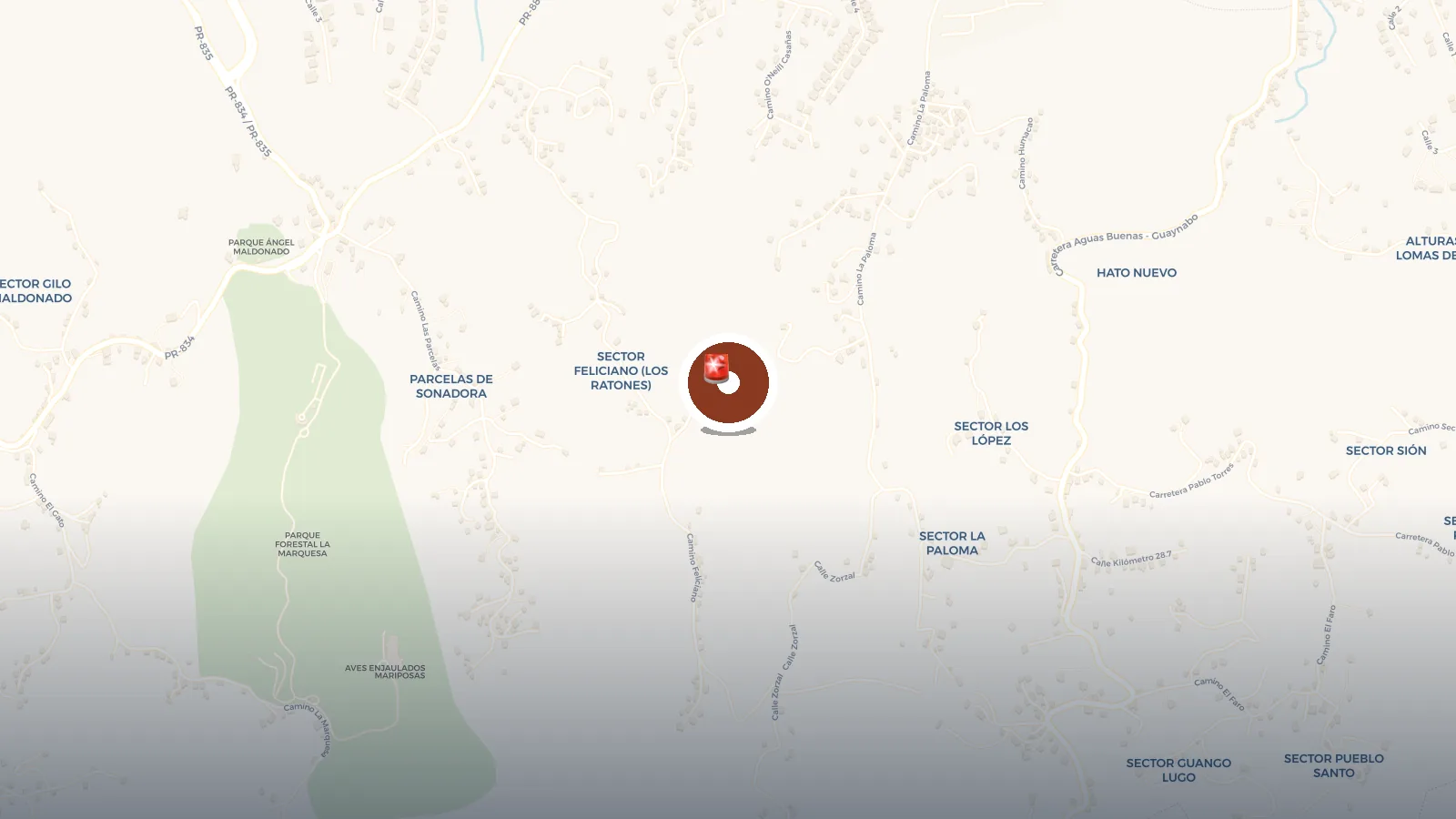 Mapa de Proyecto Banderas gUAYNABO