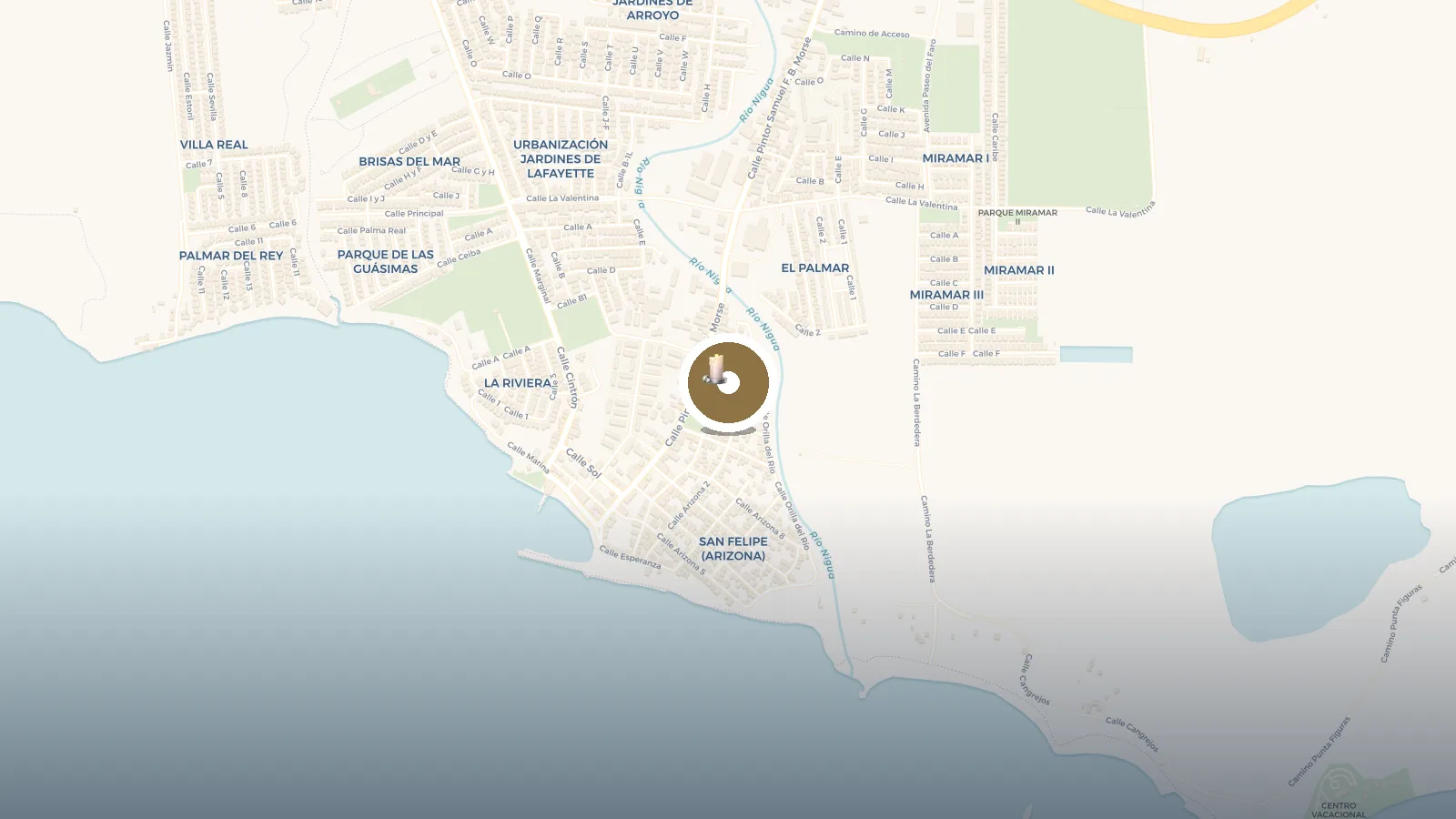Mapa de Igesia Católica Nuestra Señora del Carmen