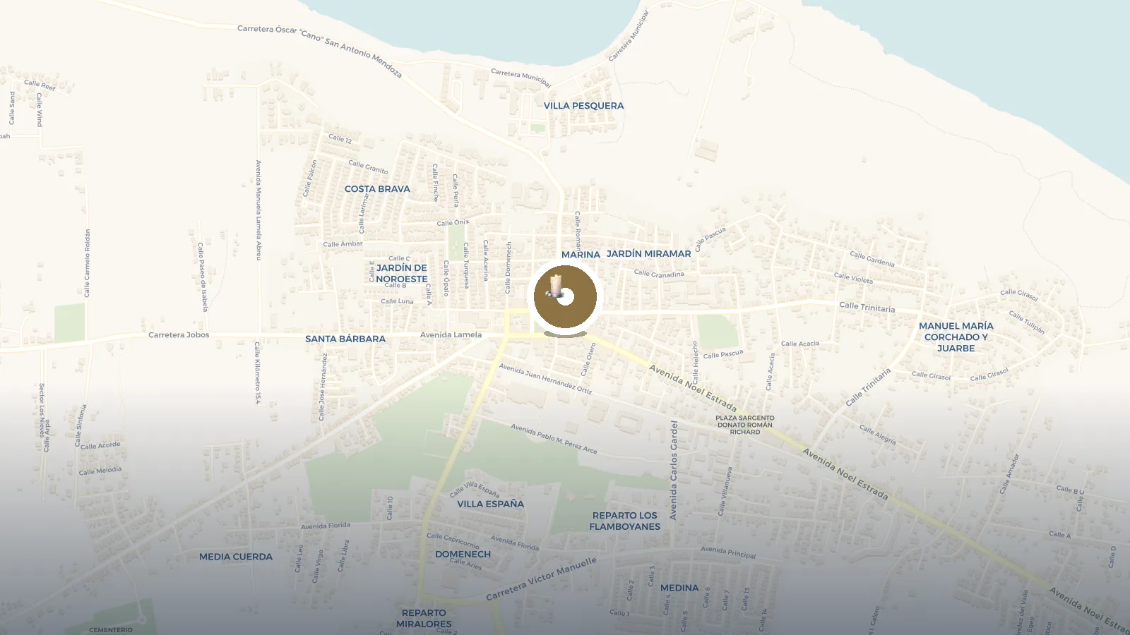 Mapa de Parroquia San Antonio de Padua