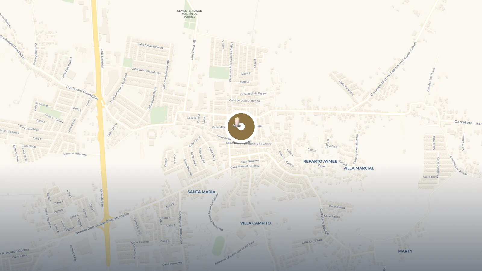 Mapa de Parroquia San Miguel Arcangel
