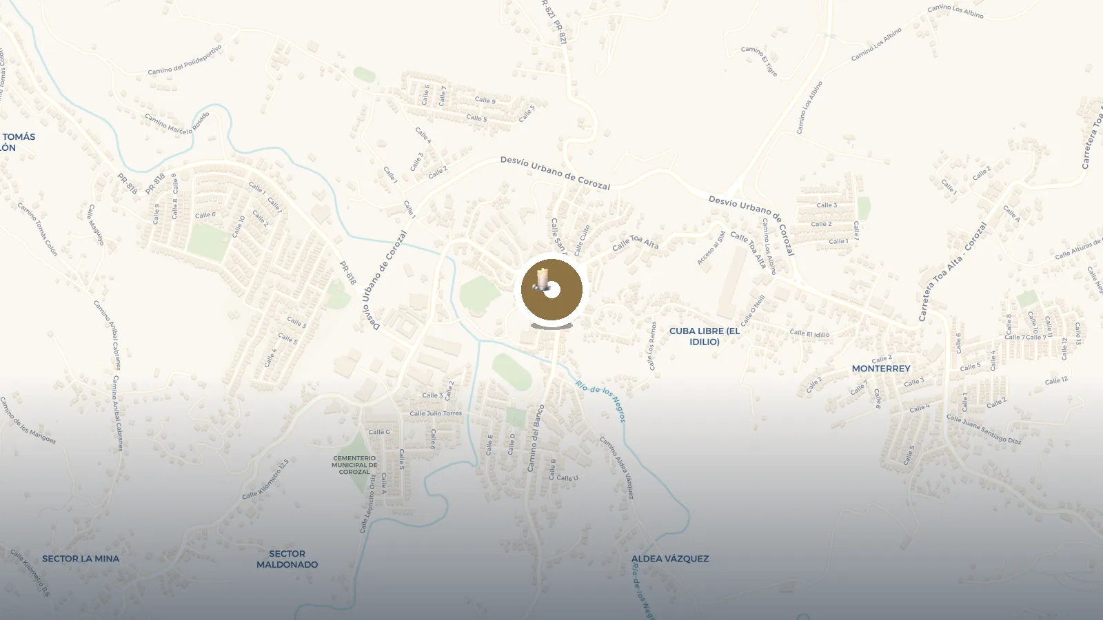 Mapa de Plaza Corozal