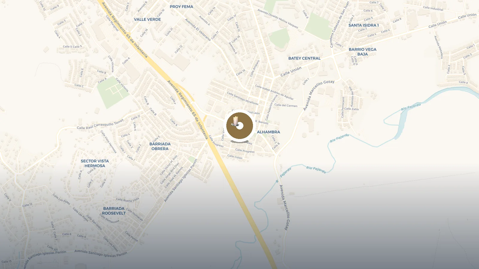 Mapa de Plaza de Fajardo