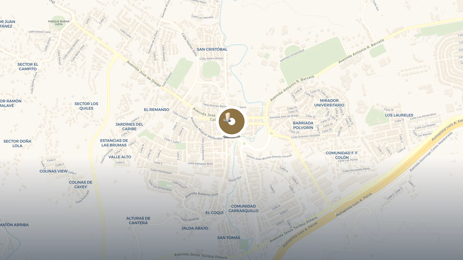 Mapa de Plaza De Recreo Cayey