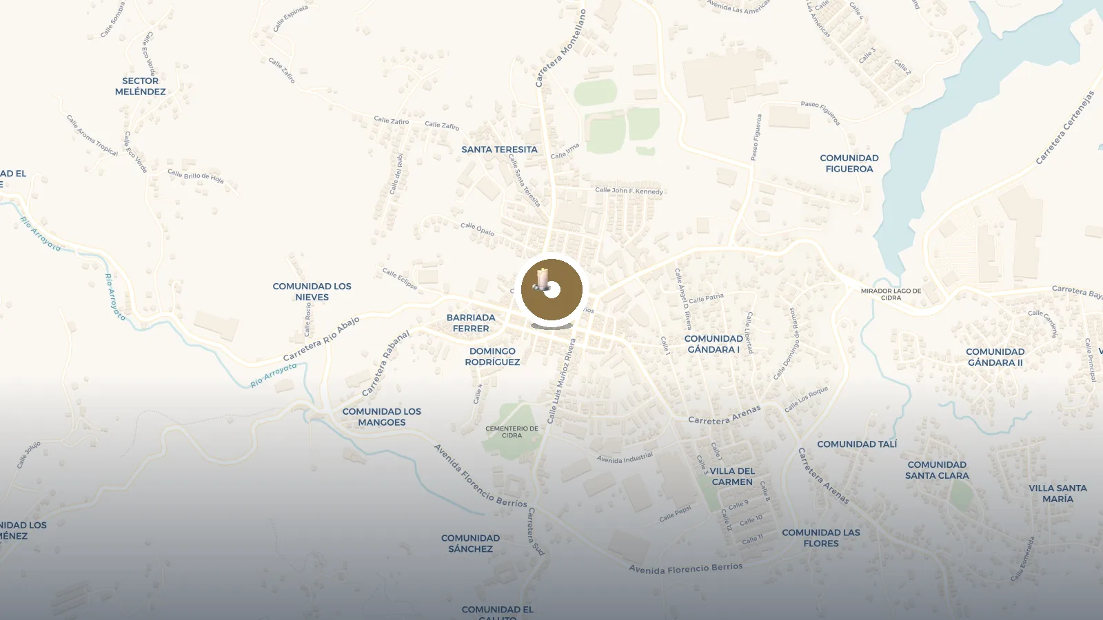 Mapa de Plaza Del Recreo De Cidra