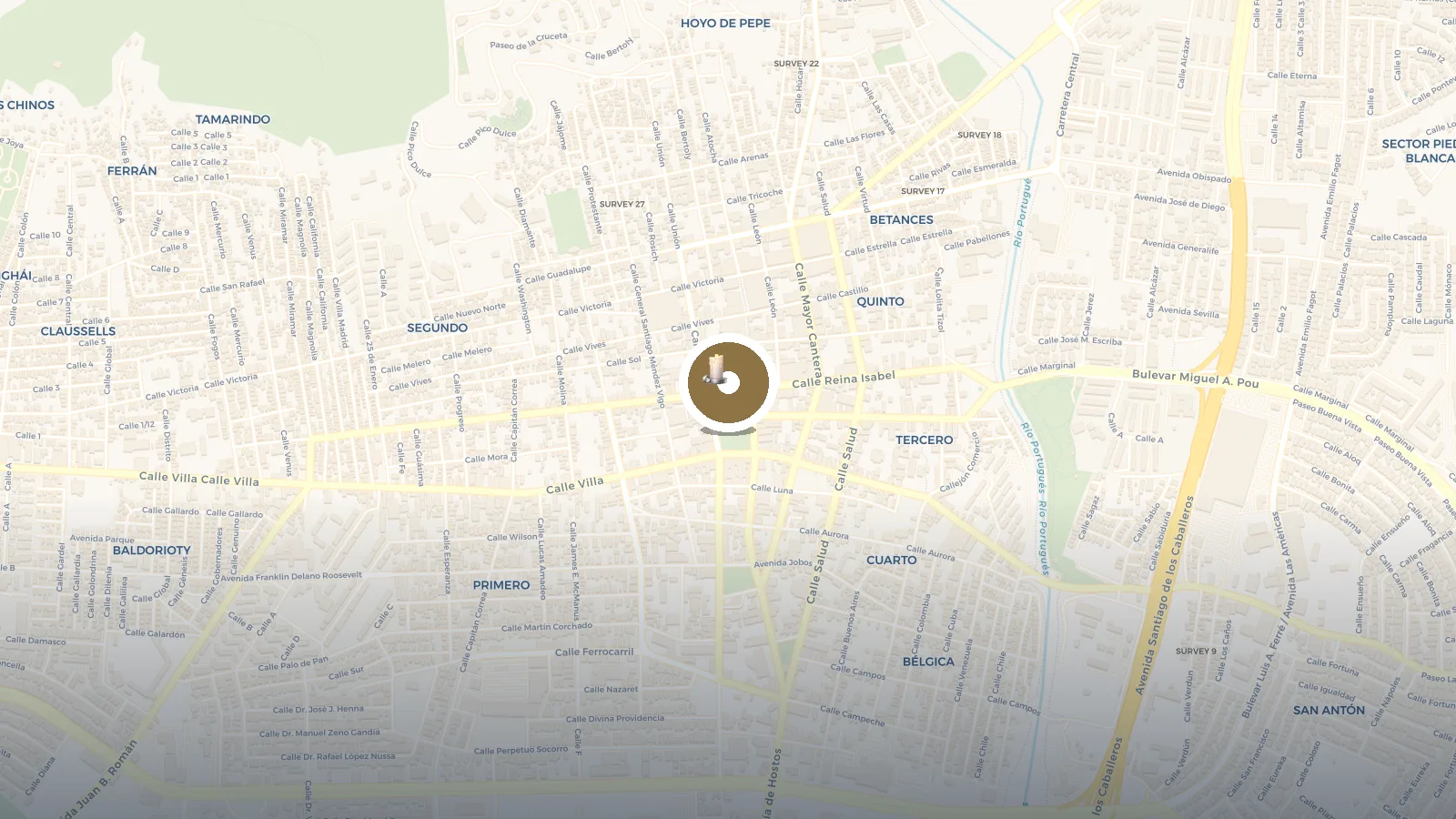Mapa de Plaza Las Delicias