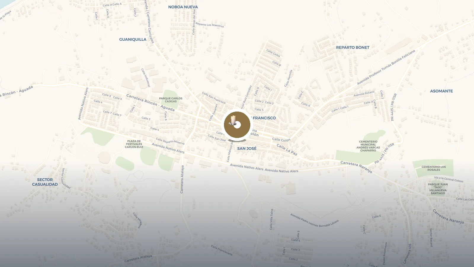 Mapa de Plaza Publica Aguada