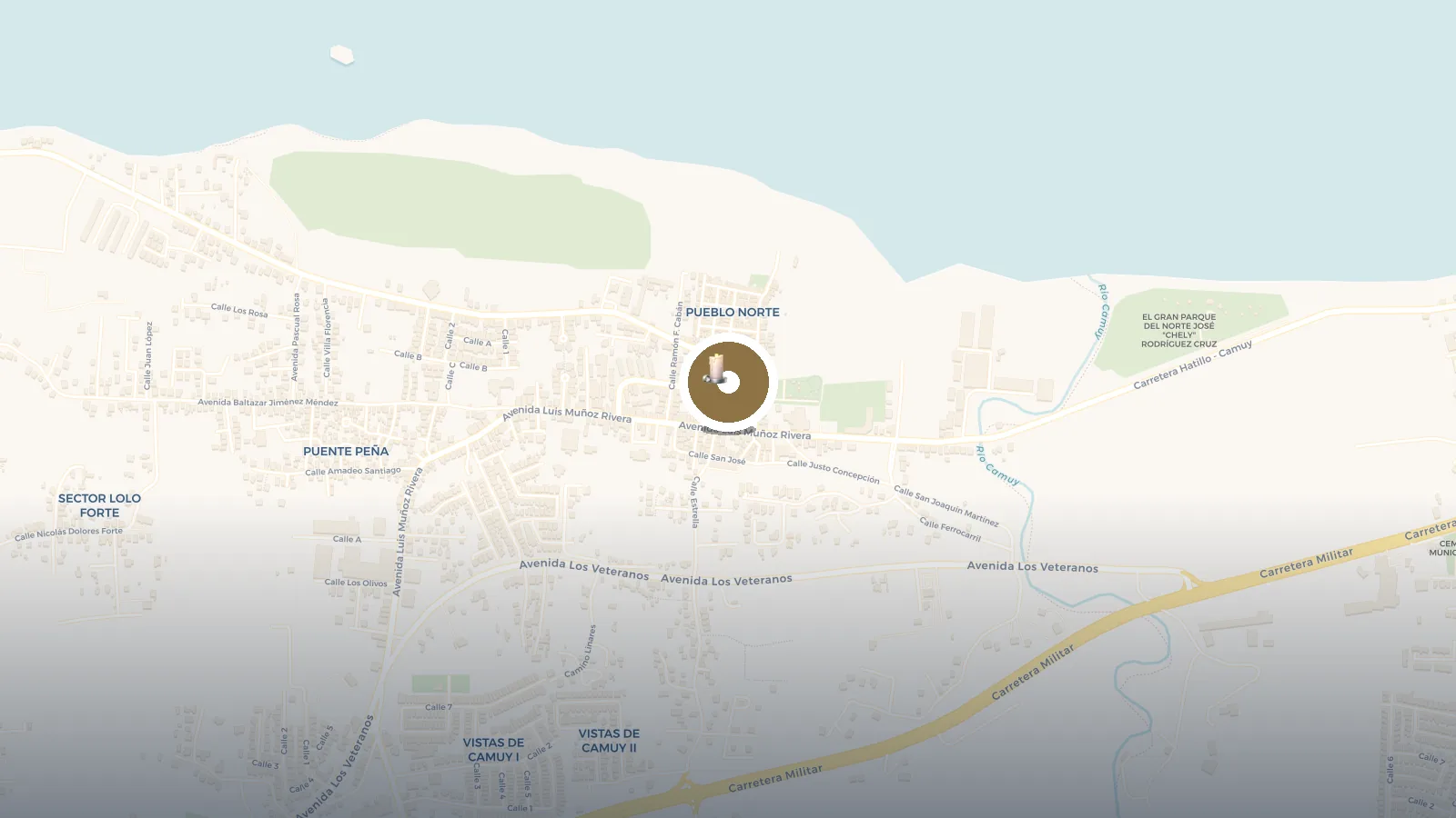 Mapa de Plaza publica camuy