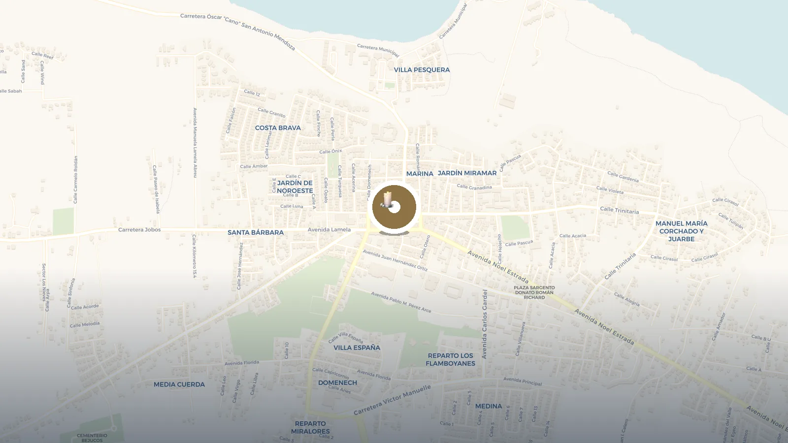 Mapa de Plaza Pública Isabela PR