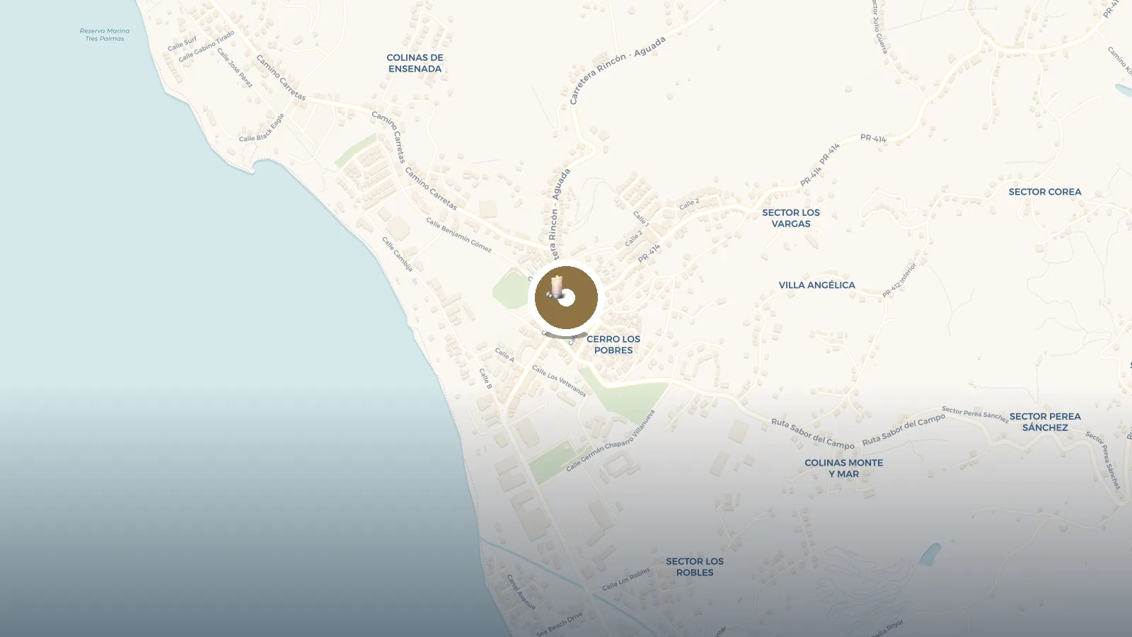 Mapa de Plaza Pública Rincon