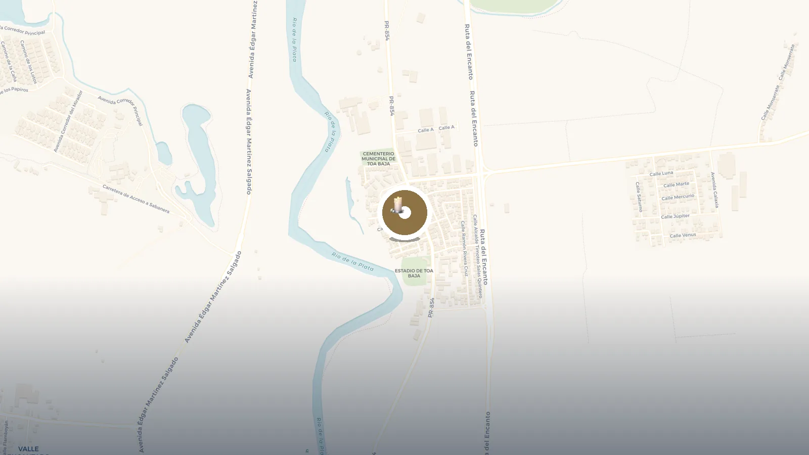 Mapa de Plaza Toa Baja