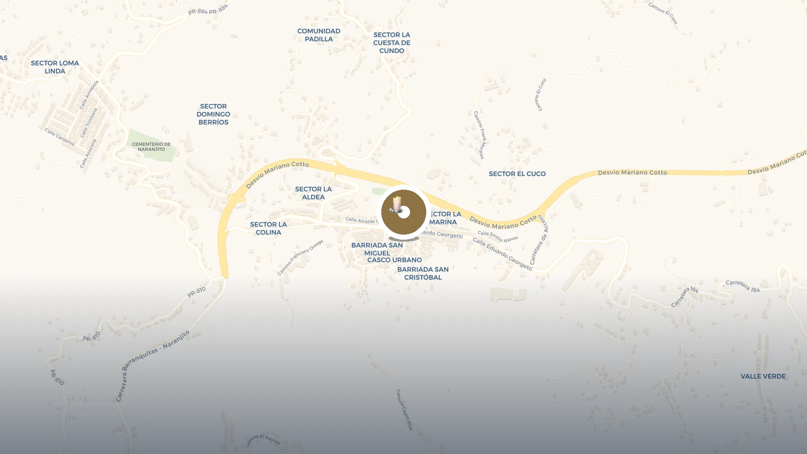 Mapa de San Miguel Arcangel