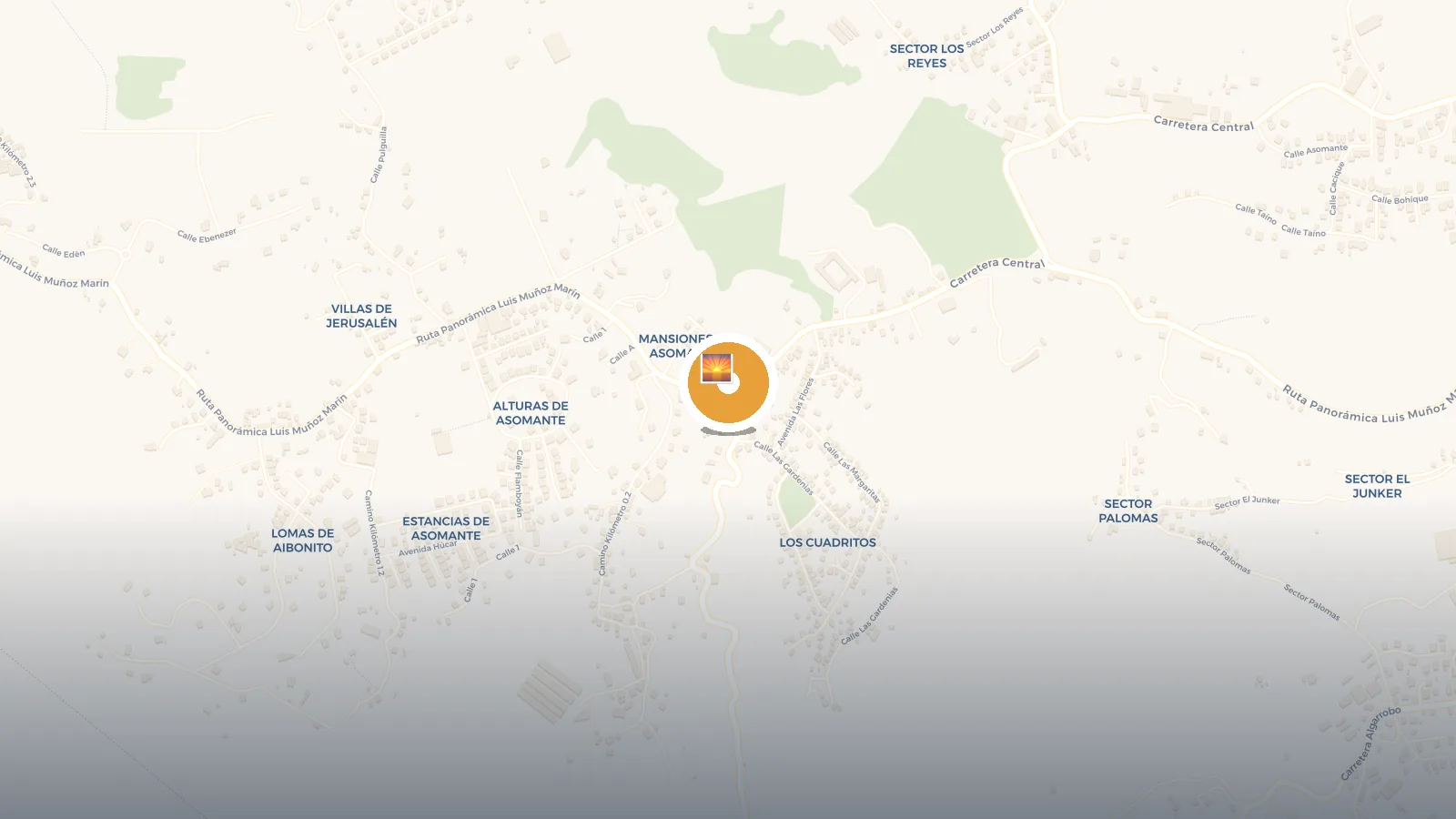 Mapa de Casita Camionero Aibonito 1