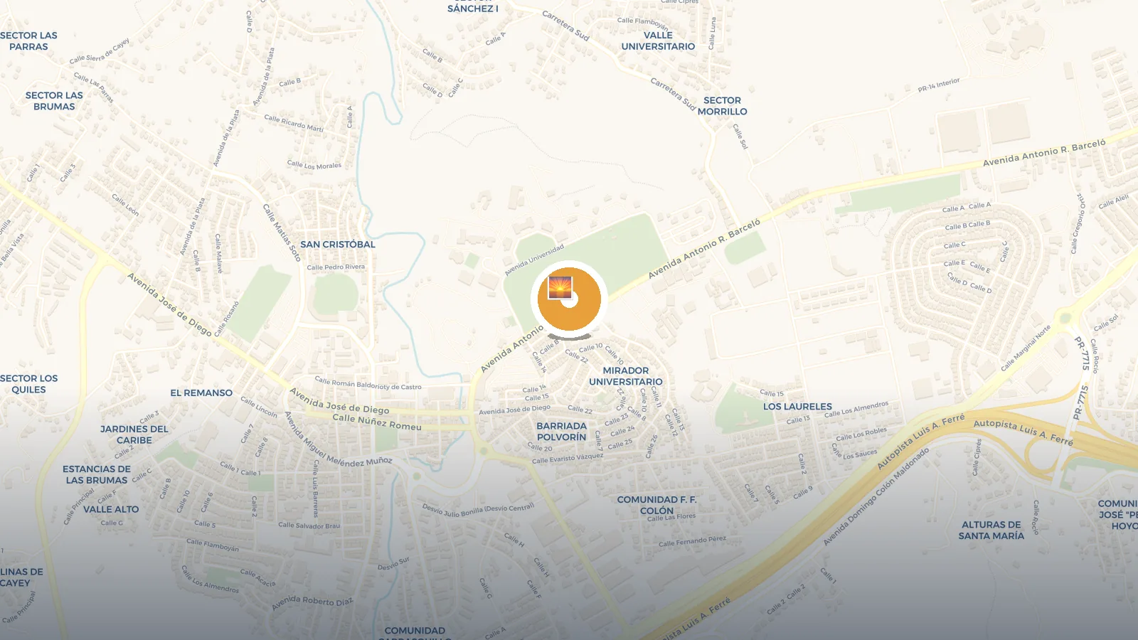 Mapa de Casita Camionero Cayey 2