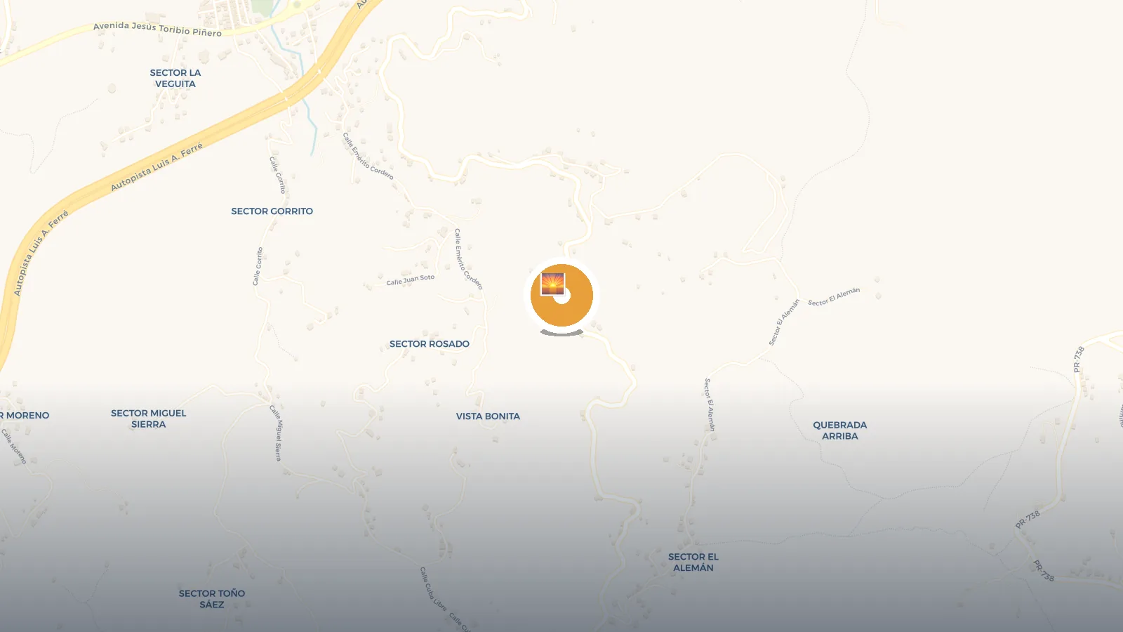 Mapa de Casita Camionero Cayey 3