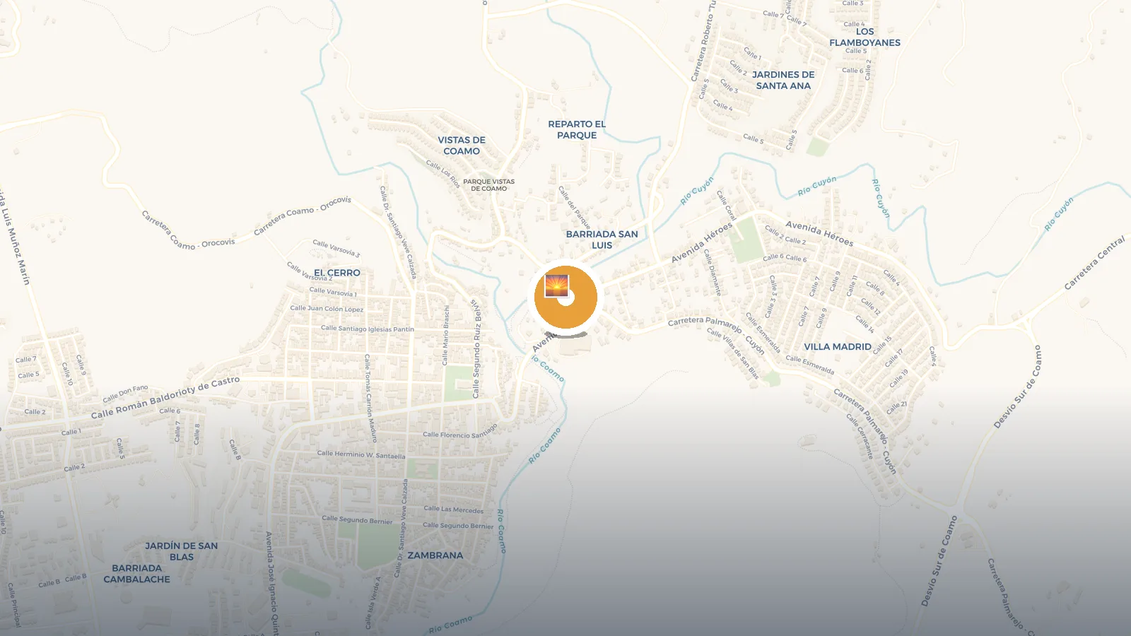 Mapa de Casita Camionero Coamo 2