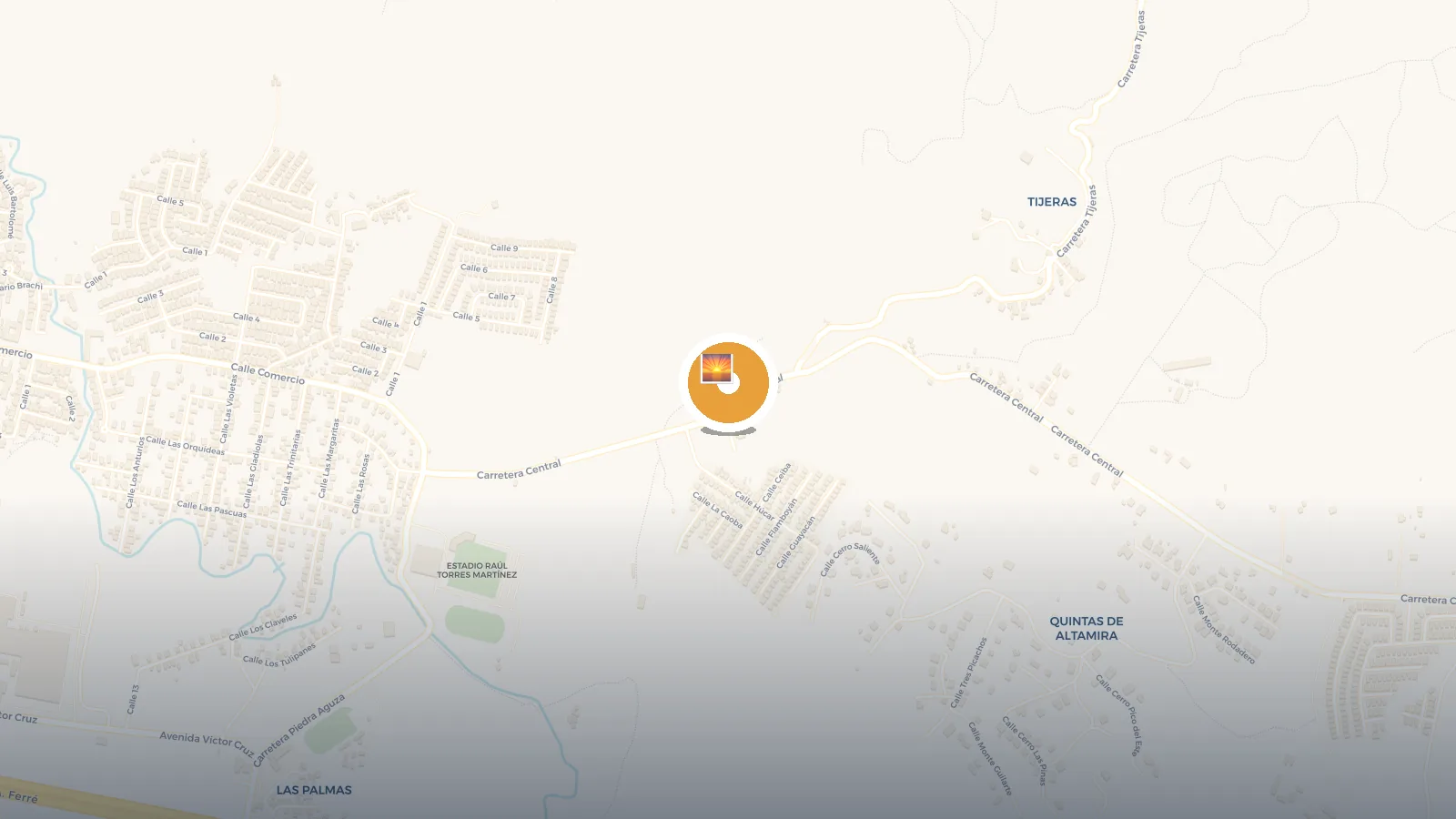 Mapa de Casita Camionero Juana Díaz 2