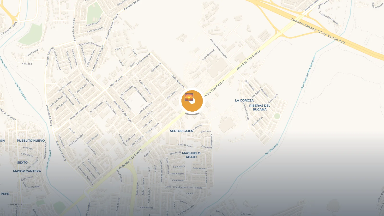Mapa de Casita Camionero Ponce 3