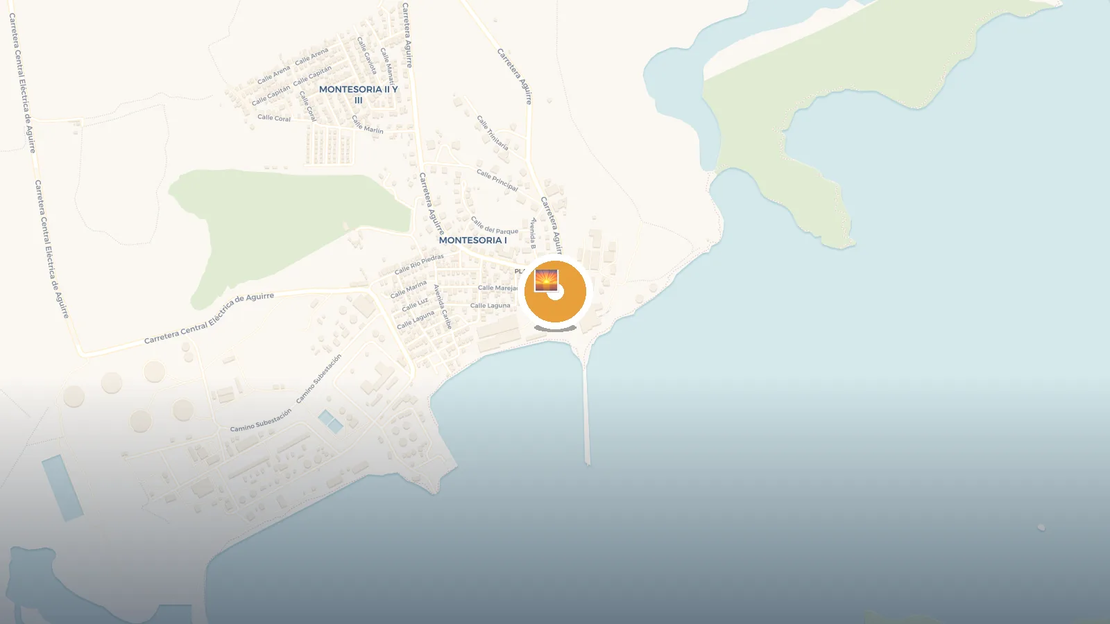 Mapa de Central Aguirre