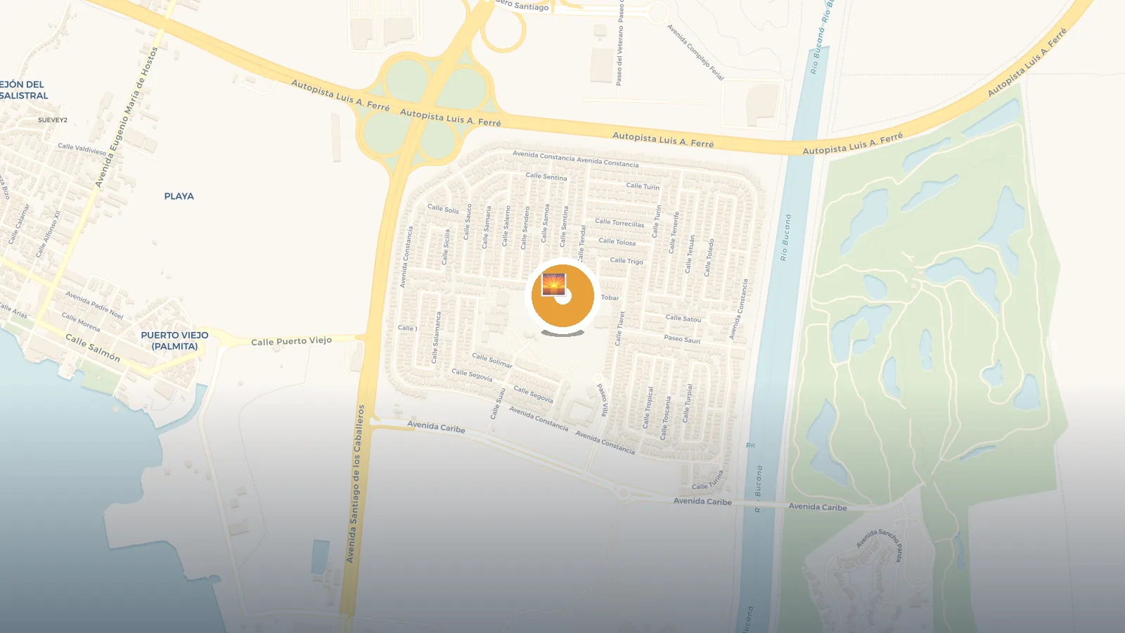 Mapa de Central Constancia